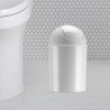 Umbra 1.25 Gallon Mini Trash Can with Removable Swing Lid – Small Garbage Bin for Indoor Spaces – Fits Under Desks & Counters - 2 of 4