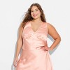 Women's Satin Rosette Tank Top - Wild Fable™ - 2 of 3