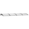 vidaXL Door Canopy Black 157.5 in.x39.4 in. Polycarbonate - 2 of 4