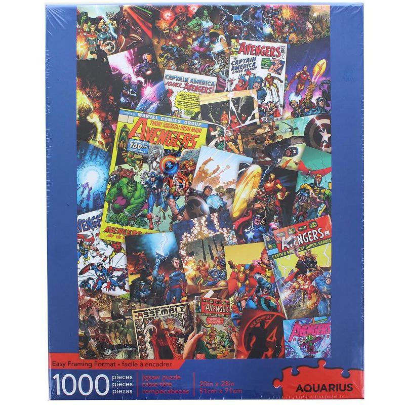 Aquarius Puzzles Marvel Avengers Comic Collage 1000 Piece Jigsaw Puzzle, 2 of 7