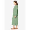 Woman Within Plus Size Lettuce Trim Knit Jacket Dress - 4 of 4