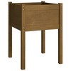 vidaXL Garden Planter 59.1"x19.7"x27.6" Solid Wood Pine - 4 of 4