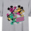 Women's - Disney - Mickey Collage Oversized Graphic T-Shirt - 2 of 4