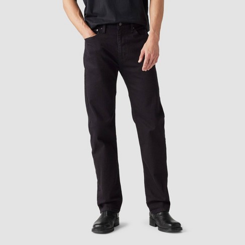 Levi s Men s 505 Regular Fit Straight Jeans Black 38x34 Target