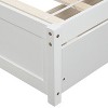 Twin Platform Storage Bed Wood Bed Frame with Two Drawers and Headboard White - 3 of 4