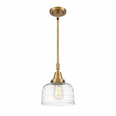 Bell - 1 Light Stem Hung Mini Pendant In Industrial Style-11.13 Inches Tall and 8 Inches Wide