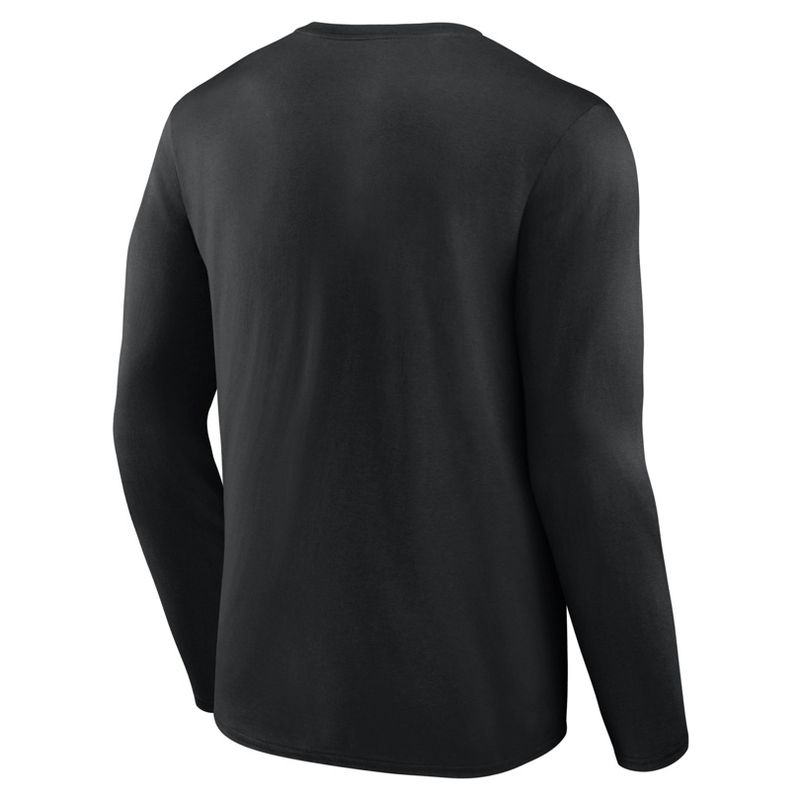NFL Detroit Lions Men&#39;s Transition Black Long Sleeve T-Shirt, 3 of 4