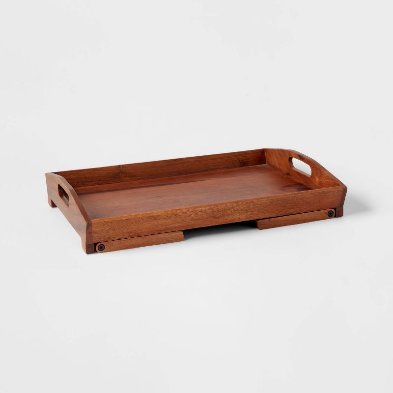 22&#34; x 14&#34; Wood Signature Bed Tray - Threshold&#8482;, 5 of 9