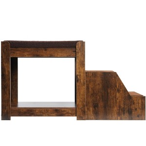 Lirago Vintage Pet Bunk Bed 44.5x19.7x25.6"-2-Tier Window Perch with Scratch Pad for Cats - 1 of 4