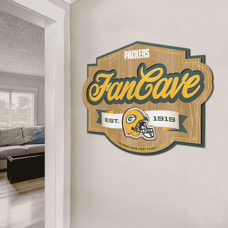 NFL Green Bay Packers Fan Cave Sign, 3 of 5