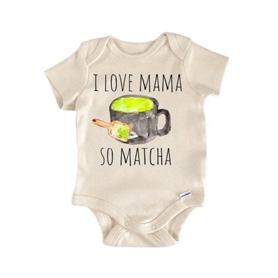 Matcha Tea Coffee Green - Baby Boy Girl Clothes Infant Onesie® Funny Cute Newborn GS1