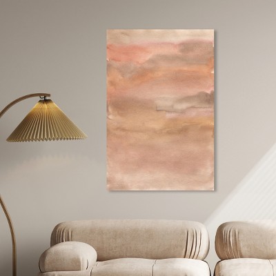 Sienna Pigments Blend Boho Abstract Canvas Wall Art, 30" x 45"