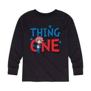 Boys' - Dr. Seuss - American Thing One Long Sleeve Graphic T-Shirt - 1 of 4