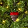 Christmas Glass Chocolate Dipped Strawberry Ornament - Wondershop™ - 2 of 3