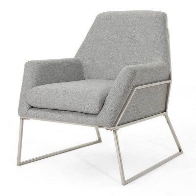 Zahara Modern Chair Gray - Christopher Knight Home : Target