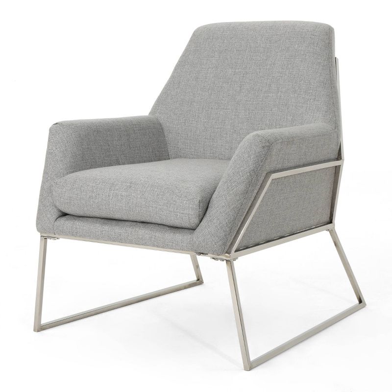 Zahara Modern Chair Gray - Christopher Knight Home, 1 of 7