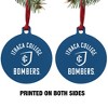 Ithaca College Bombers Logo Aluminum Holiday Christmas Tree Ornament - 2 of 4