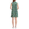 Lands' End Women's Cotton Voile Mock Neck Above the Knee Shift Dress - 2 of 3