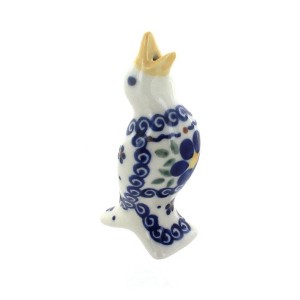 Blue Rose Polish Pottery 336 Vena Pie Bird - 1 of 1