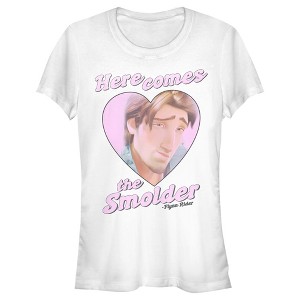 Juniors Womens Tangled Flynn Rider Here Comes the Smolder T-Shirt - 1 of 4