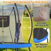 Okak 8/10FT Kids Trampoline with Basketball Hoop, Outdoor Trampolines with Enclosure Net and Ladder, Toddler Trampolines for Garden, Yard - 4 of 4