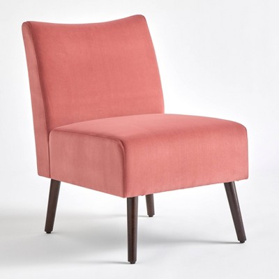 Petula Velvet Armless Accent Chair - angelo:Home