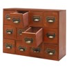 YIYIBYUS 12 Drawers Storage Cabinet, Wooden Desktop Medicine Organizer Cabinet - 3 of 4
