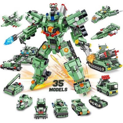 VATOS 832pcs 35 in 1 Robot Building Blocks Toys for Boys & Girls Aged 6-12 Years