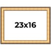 PosterPalooza | Traditional Gold Picture Frame - UV Acrylic, Backing Board, Hanging Hardware Included - 2 of 4