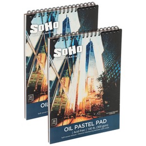 SoHo Urban Artist Oil Pastel Pad Multipacks - 1 of 4