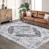 Area Rug Washable Living Room Rug, Soft Vintage Boho Non-Slip Non-Shedding Printed Floor Rugs for Kitchen Dining Bedroom - 2 of 4
