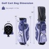 Ultimate Women’s Complete Golf Club Set Golf Club Package Set with Rain Hood, Right Hand Pink/Purple - 3 of 4