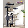 Cat Trees, Cat Towers, Cat Houses, Cat Playgrounds, Large Cat Apartments with Platforms, Tunnels, and Small Houses for Cats to Play and Rest - 3 of 4