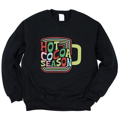 Simply Sage Market Women's Graphic Sweatshirt Retro Hot Cocoa Season