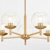 Quorum Lighting Lyon 5 - Light Chandelier in  Aged Brass - 4 of 4