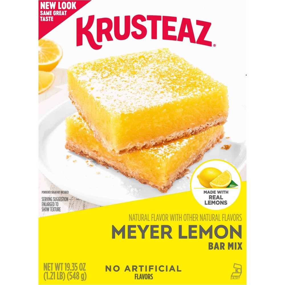 UPC 041449107905 product image for Krusteaz Meyer Lemon Bar Mix -19.35oz | upcitemdb.com