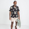 Lands' End Men's Short Sleeve Camp Collar Hawaiian Shirt - 4 of 4
