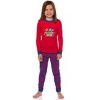 Power Rangers Boys' Classic Team Ranger Character 2 Piece Tight Fit Sleep Pajama Set Red - 2 of 4