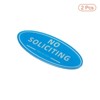 Unique Bargains Acrylic Self-Adhesive Home Business No Soliciting Sign 2 Pcs - 3 of 4