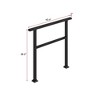 FUFU&GAGA Outdoor Stair Handrail, Heavy-Duty Metal Ideal for Porch, Garden, and Patio Use - 4 of 4