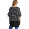 Women's Animal Print Chiffon Layered Overlay Top - umgee - 3 of 4