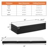 NicBex 3/4 Inch Memory Foam Trifold Mattress,Folding Mattress with Removable and Washable Covers,White - 2 of 4