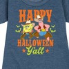 - SpongeBob SquarePants - Happy Halloween Y'all Graphic Short Sleeve Fleece Dress - 2 of 4