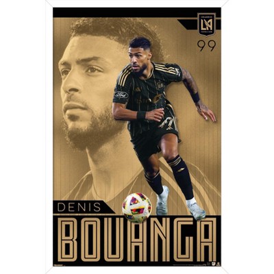 Trends International MLS Los Angeles FC - Denis Bouanga 25 Framed Wall Poster Prints