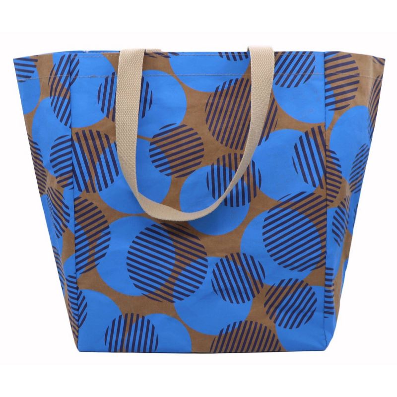 Reusable Bag Washable Paper with Blue Dots - Spritz&#8482;, 1 of 5