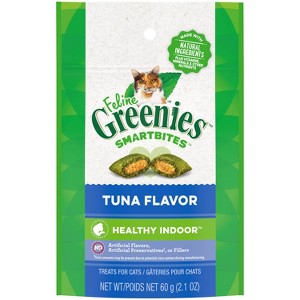 Greenies Smartbites Healthy Tuna Flavor Indoor Cat Treats - 1 of 4