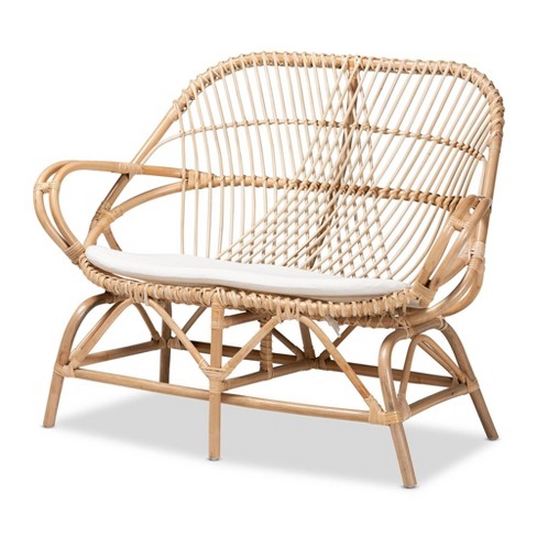 Rattan loveseat deals