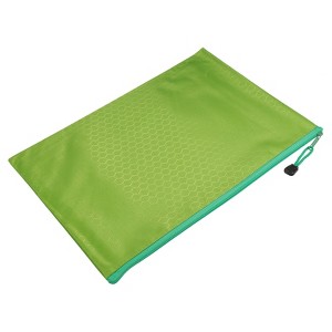 Unique Bargains Waterproof Cloth Zipper Home Office Travel File Bags 10 Pcs - 1 of 4