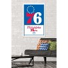 Trends International NBA Philadelphia 76ers - Logo 21 Framed Wall Poster Prints - 2 of 4