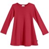 City Threads Long Sleeve Soft 100% Cotton Baby Rib Long Sleeve Dress - USA-Made for Girls/Baby/Toddler - 3 of 4